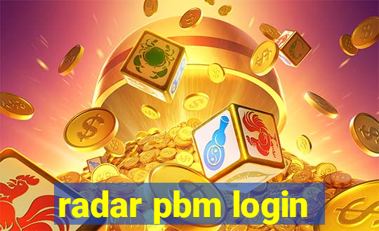 radar pbm login